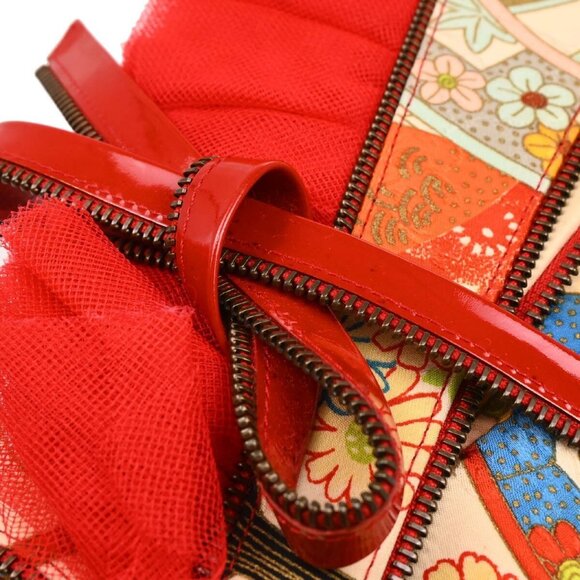 Christian Dior Multicolor Silk Embroidered Saddle Clutch RE0011 194228 - Picture 5 of 9